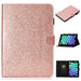 Glossy Glitter Powder Horizontal Flip Leather Tablet Case