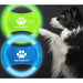 Glow in the Dark Dog Flying Disc Durable Rechargeable
