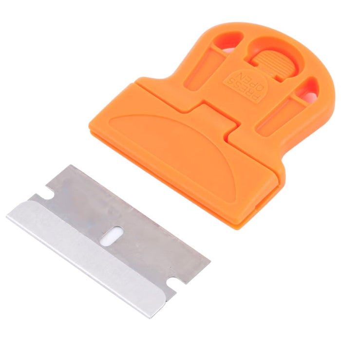 Glue Remover Squeegee Sticker Cleaner Plastic Handle Scraper