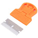 Glue Remover Squeegee Sticker Cleaner Plastic Handle Scraper
