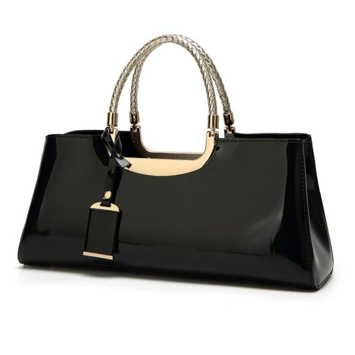Glue Shoulder Bag Patent Leather Ladies Handbag