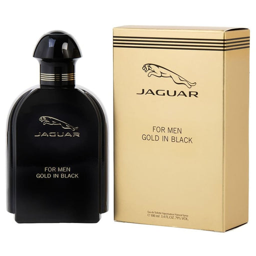 Gold in Black Edt Spray by Jaguar for Men - 100 Ml