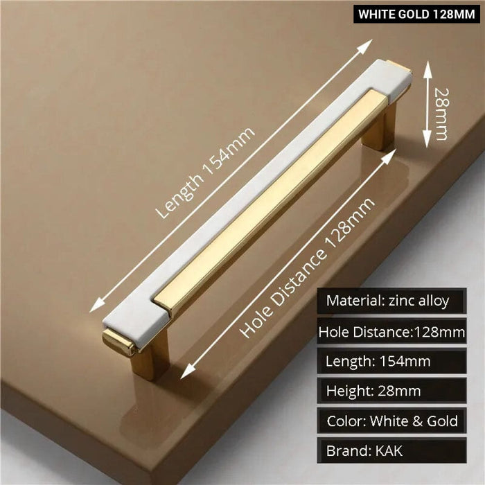 Gold Chrome Kitchen Cabinet Handle Furniture Hardware