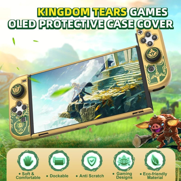 Golden-green Games Protective Case Cover Accessories