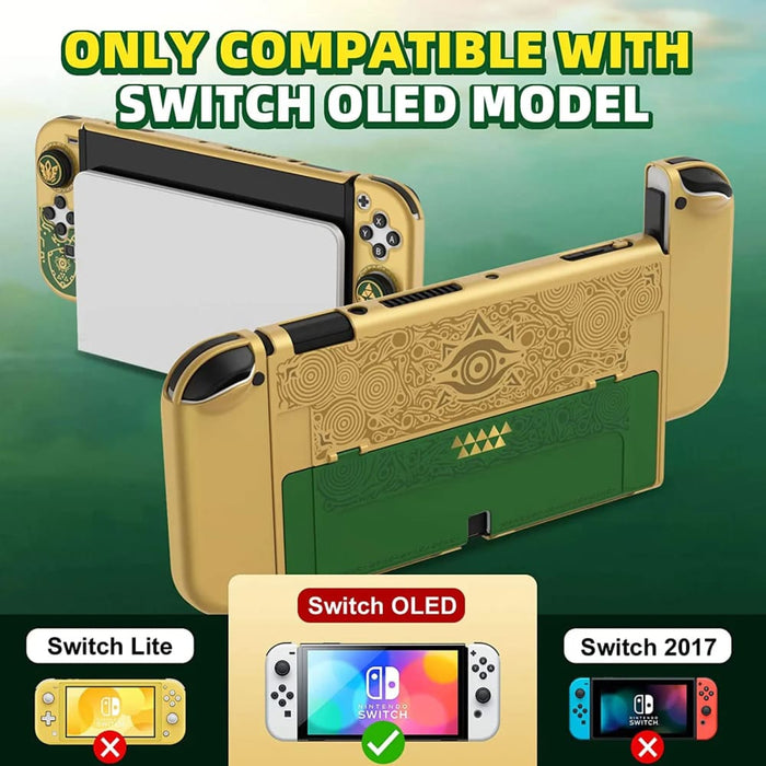 Golden-green Games Protective Case Cover Accessories