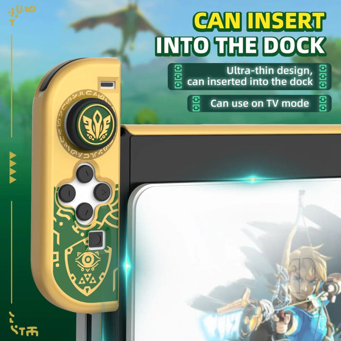 Golden - green Protective Case Cover Oled Console