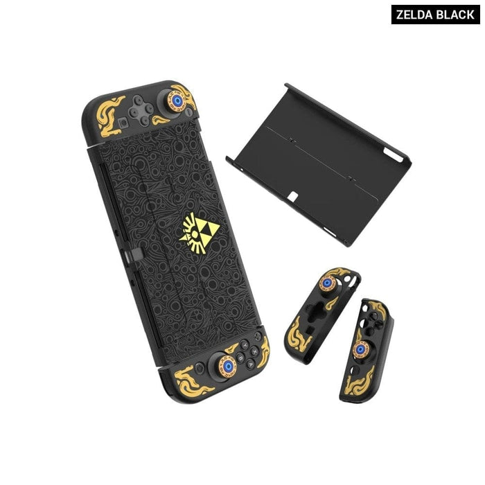 Golden-green Protective Case Cover Oled Console Compatible