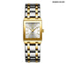 Golden Quartz Wristwatches for Female Male Fashion 30m