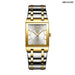 Golden Quartz Wristwatches for Female Male Fashion 30m