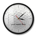 Golf Ball Round Frameless Wall Clock Silent Non Ticking 3d