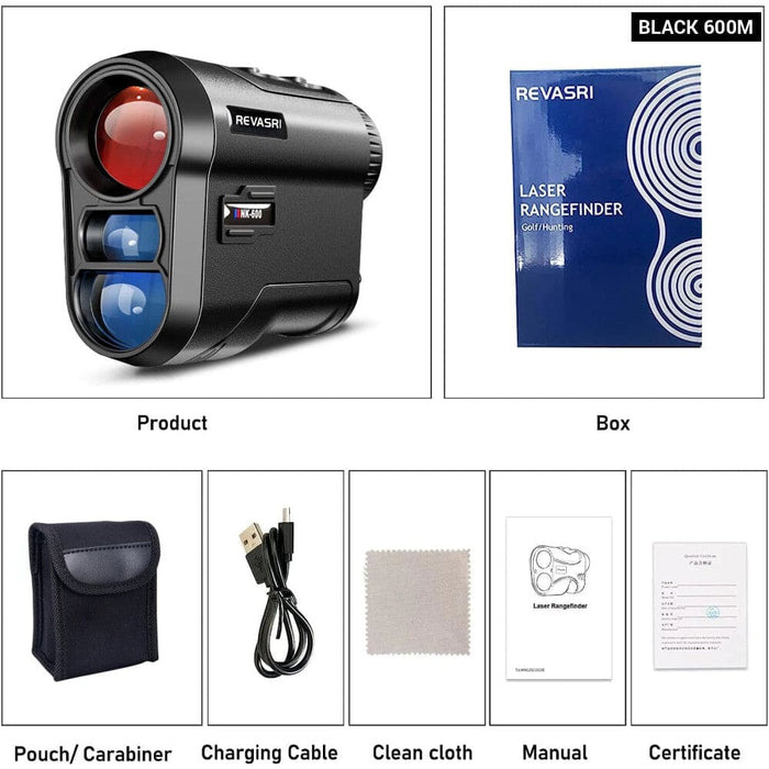 Golf Laser Rangefinder 600yard m Telescope Magnet Charging
