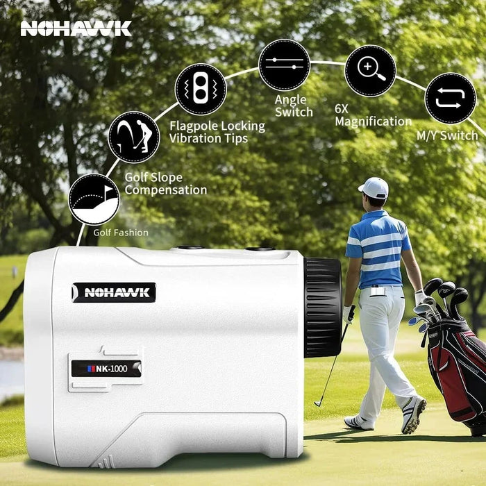 Golf Rangefinder with Flag