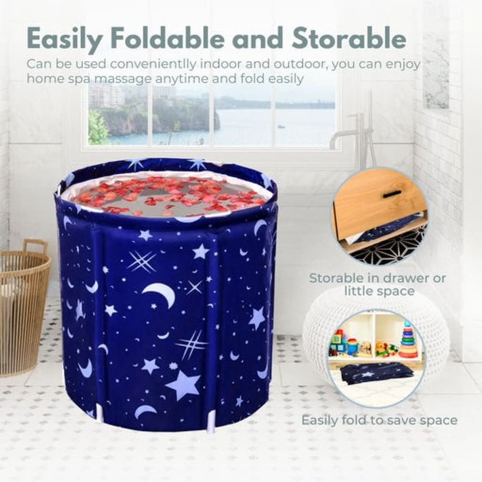 Gominimo Portable Foldable Bathtub Thickening With Thermal