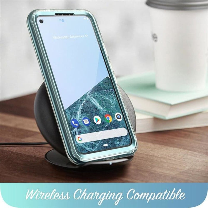 For Google Pixel 5 Case Full-body Glitter Marble