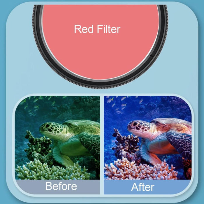 Gopro Hero8 58mm 16x Macro Lens Diving Filter Dive Housing