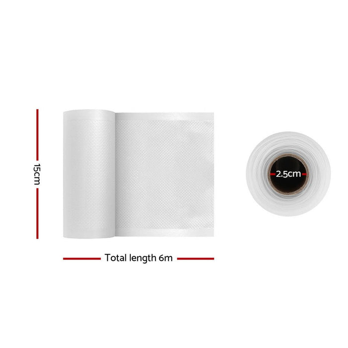 Goslash Picks 4 Rolls Food Vacuum Sealer Bags Storage Saver