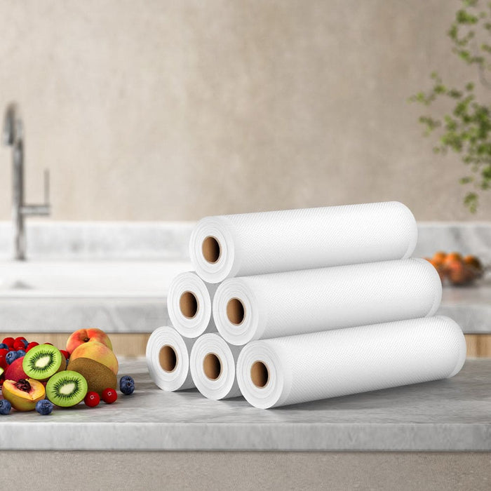Goslash Picks 6 Rolls Food Vacuum Sealer Bags Storage Saver