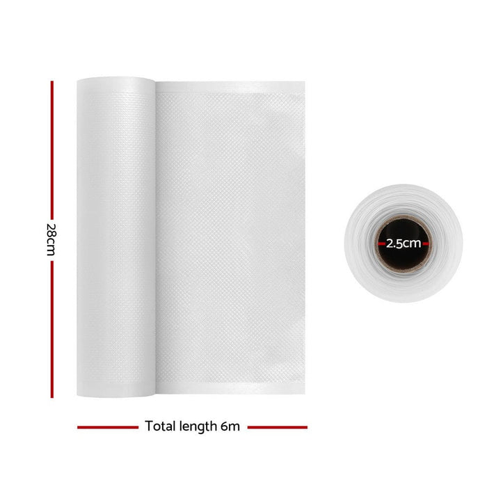 Goslash Picks 6 Rolls Food Vacuum Sealer Bags Storage Saver