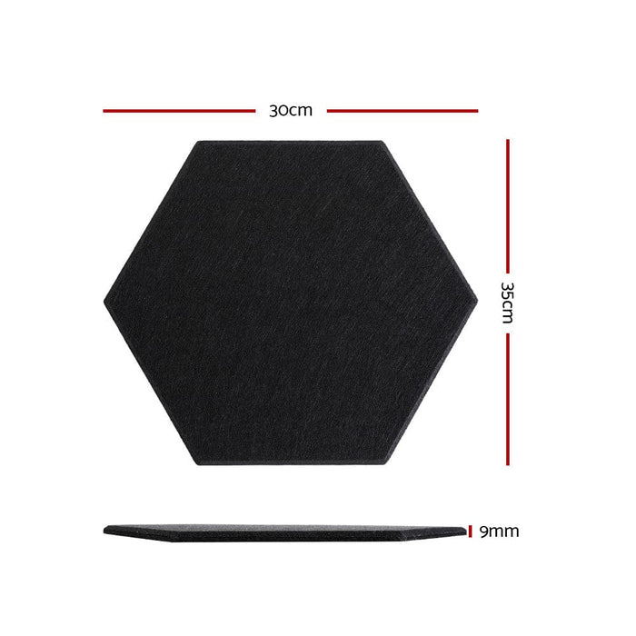 Goslash Picks Acoustic Foam 12pcs 35x30x0.9cm Soundproof