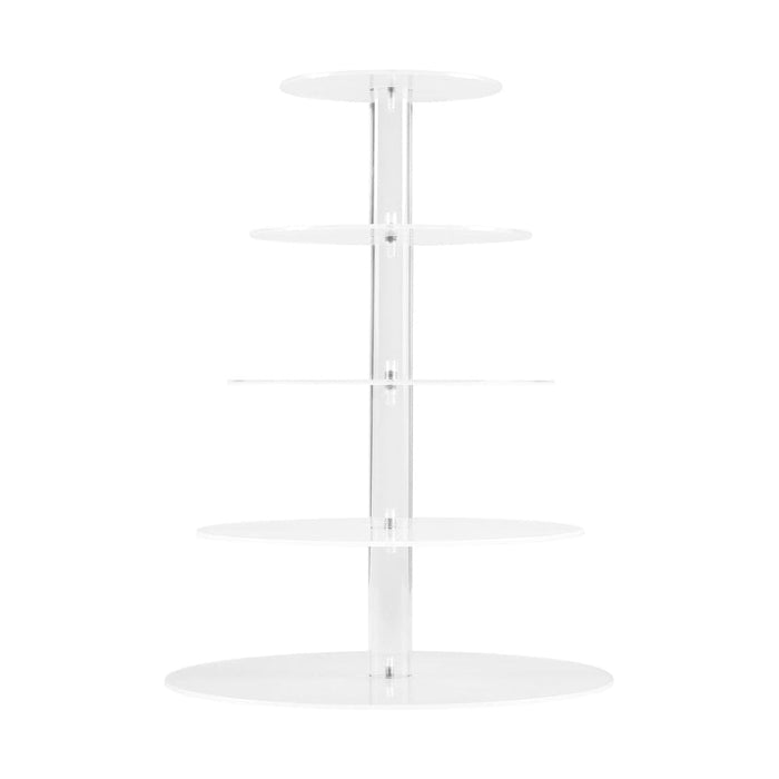 Goslash Picks Chef Cake Stand 5 Tiers Acrylic Holder