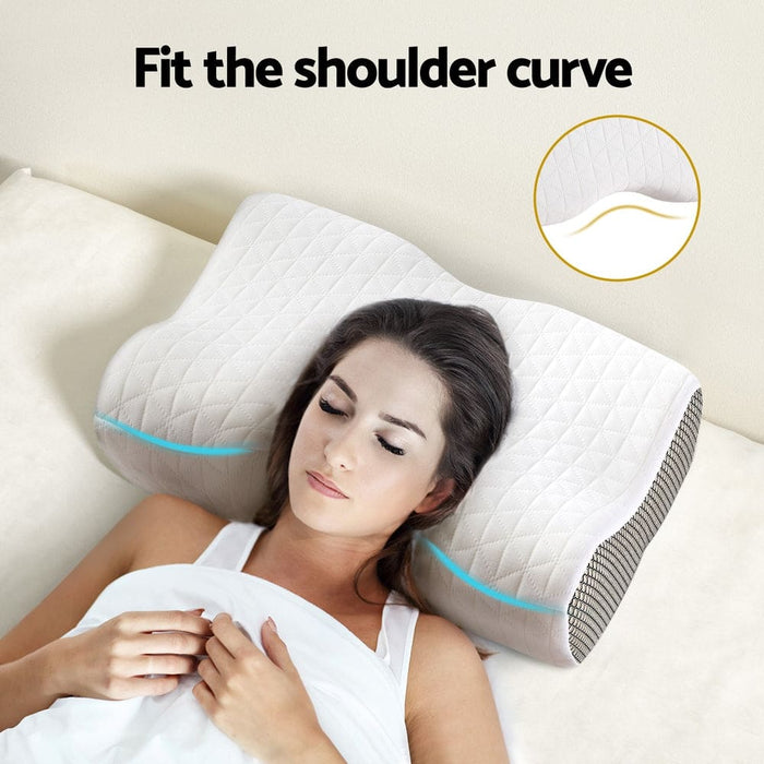 Goslash Picks Memory Foam Pillow Contour Neck