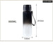 Gradient Colour Portable Water Bottle