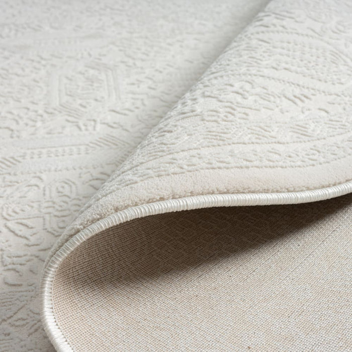 Grande Jacquard Rug Ivory 80x300