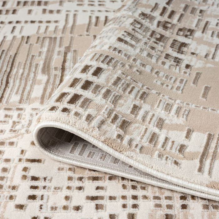 Grande Jacquard Rug Taupe 160x230