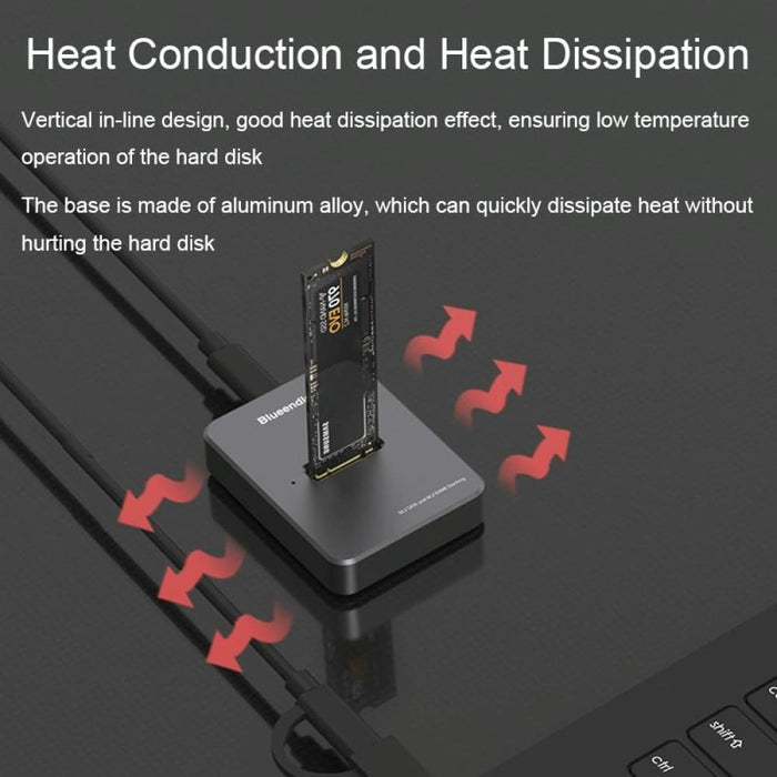 Gray M.2 Sata/nvme Dual Protocol Ssd Base