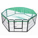 Green Net Cover For Pet Playpen 31in Dog Exercise Enclosure