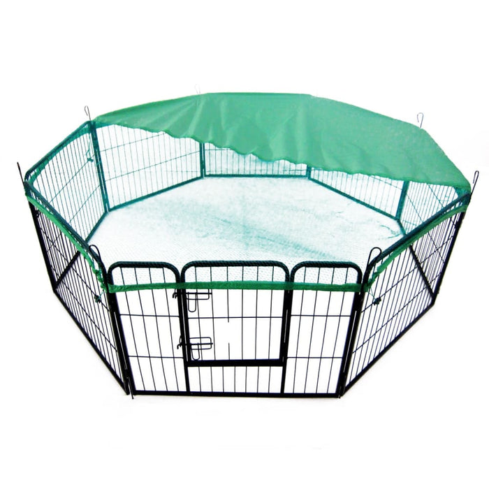 Green Net Cover for Pet Playpen 31in Dog Exercise Enclosure