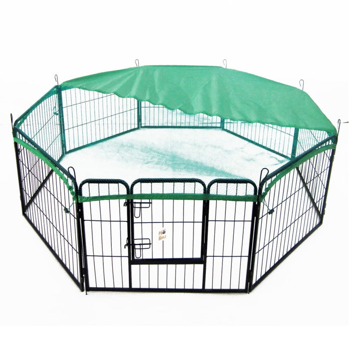 Green Net Cover for Pet Playpen 32in Dog Exercise Enclosure