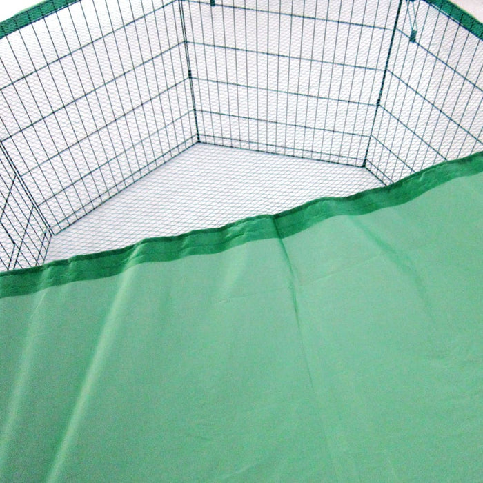 Green Net Cover For Pet Playpen 42in Dog Exercise Enclosure