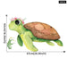 Green Sea Turtle Decorative Wall Stickers for Kids Room