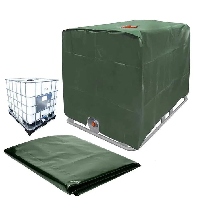 Ibc Green Water Tank Cover Ton Barrels Accessories 1000