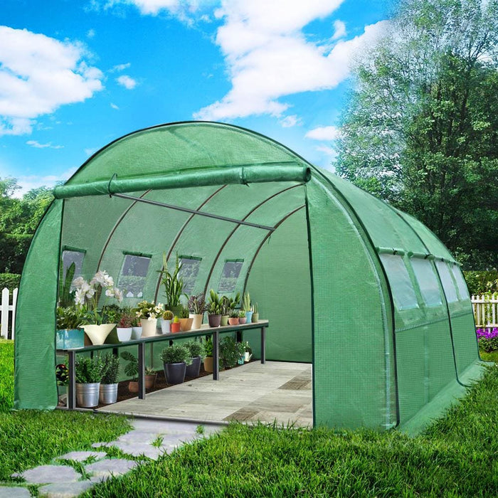 Greenfingers Greenhouse 4x3x2m Garden Shed Green House