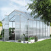 Greenfingers Greenhouse Aluminium Green House Garden Shed
