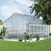 Greenfingers Greenhouse Aluminium Green House Polycarbonate