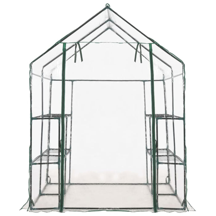 Greenhouse with 8 Shelves 143x143x195 Cm Alkoa