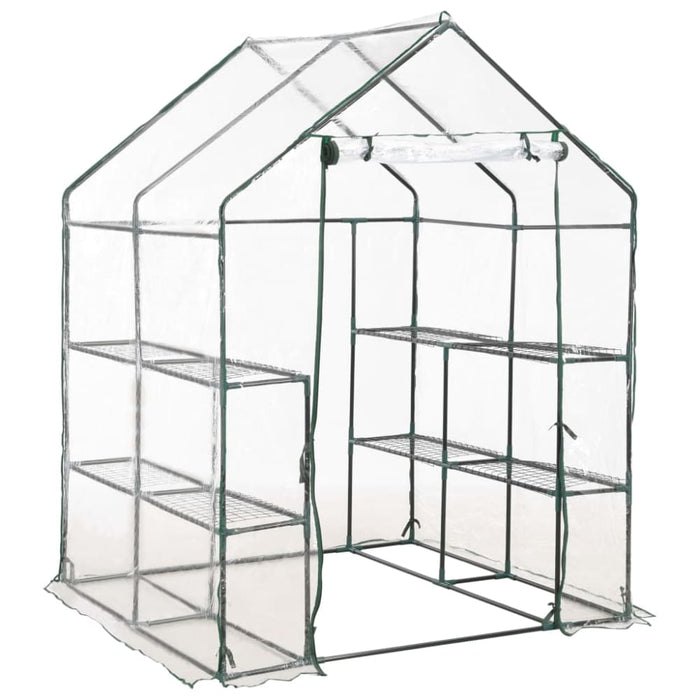 Greenhouse with 8 Shelves 143x143x195 Cm Alkoa