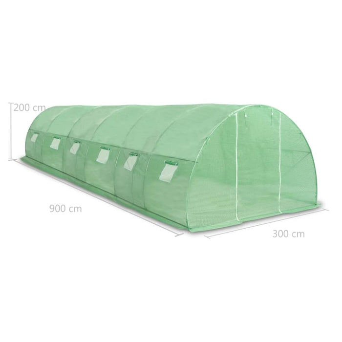 Greenhouse 27m² 900x300x200 Cm Appti