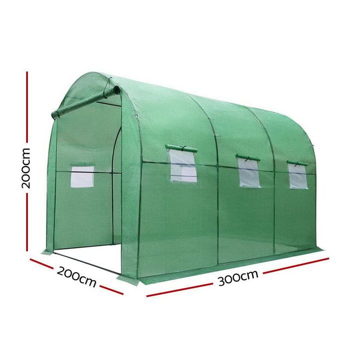 Greenhouse Garden Shed Green House 3x2x2m Greenhouses
