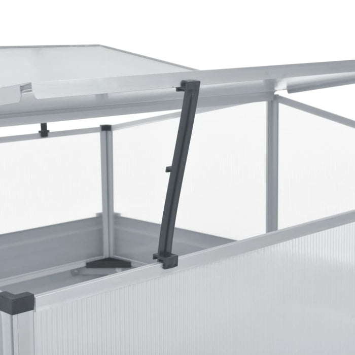 Greenhouse Green 100x100x77 Cm Galvanised Steel Aibxb