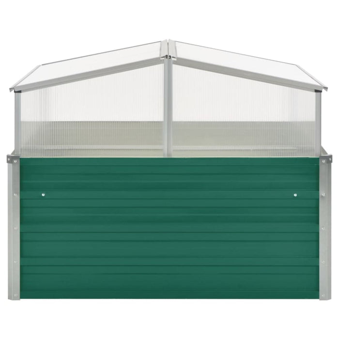 Greenhouse Green 100x100x77 Cm Galvanised Steel Aibxb