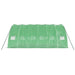 Greenhouse With Steel Frame Green 36 M² 6x6x2.85 m Tonnobl