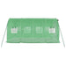 Greenhouse with Steel Frame Green 8 M² 4x2x2 m Tonnboi