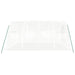 Greenhouse with Steel Frame White 12 M² 4x3x2 m Tonnbpb