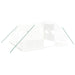 Greenhouse with Steel Frame White 16 M² 4x4x2 m Tonnbix