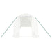 Greenhouse with Steel Frame White 16 M² 8x2x2 m Tonnbtb
