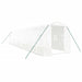 Greenhouse with Steel Frame White 20 M² 10x2x2 m Tonnbto